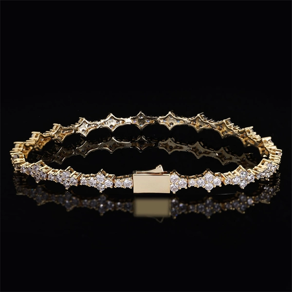 6.5mm Iced Out Airplane Tennis Chain Bracelet – Bold Hip Hop Jewelry for Men & Women