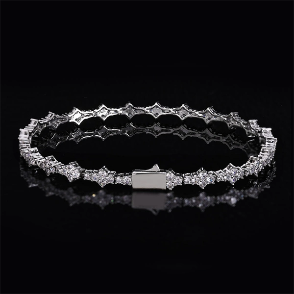 6.5mm Iced Out Airplane Tennis Chain Bracelet – Bold Hip Hop Jewelry for Men & Women