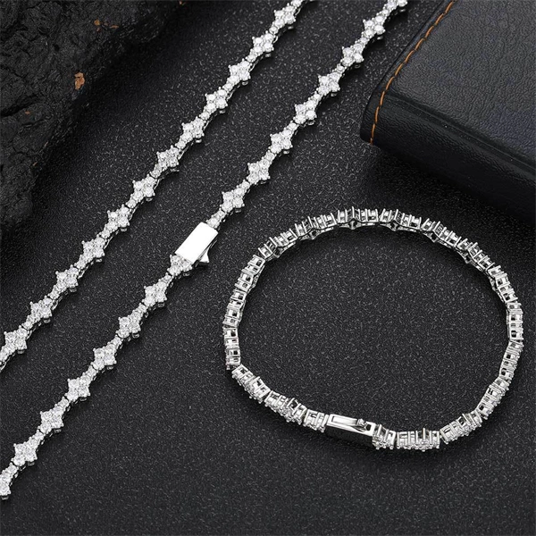 6.5mm Iced Out Airplane Tennis Chain Bracelet – Bold Hip Hop Jewelry for Men & Women