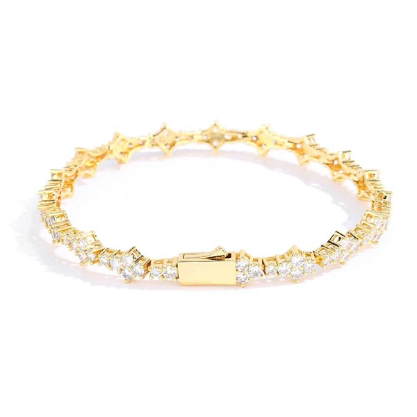 6.5mm Iced Out Airplane Tennis Chain Bracelet – Bold Hip Hop Jewelry for Men & Women