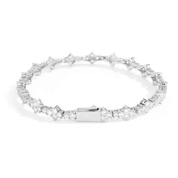 6.5mm Iced Out Airplane Tennis Chain Bracelet – Bold Hip Hop Jewelry for Men & Women