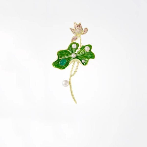 Women’s Elegant Lotus Brooch