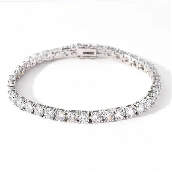Iced Out Tennis Chain Necklace & Bracelet – Bold Hip-Hop Style for Men