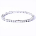 Men’s Hip Hop Chain Bracelet – Iced Out CZ with Secure Spring Clasp