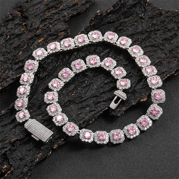 Square Cuban Chain Necklace for Men – Iced Out CZ Hip Hop Style