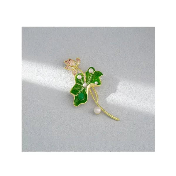 Women’s Elegant Lotus Brooch