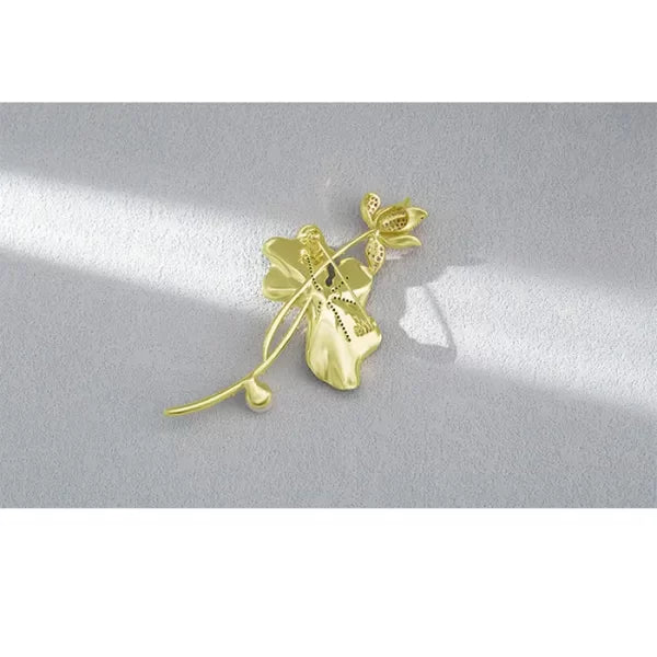 Women’s Elegant Lotus Brooch