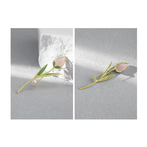 New Tulip Brooch Special Gift