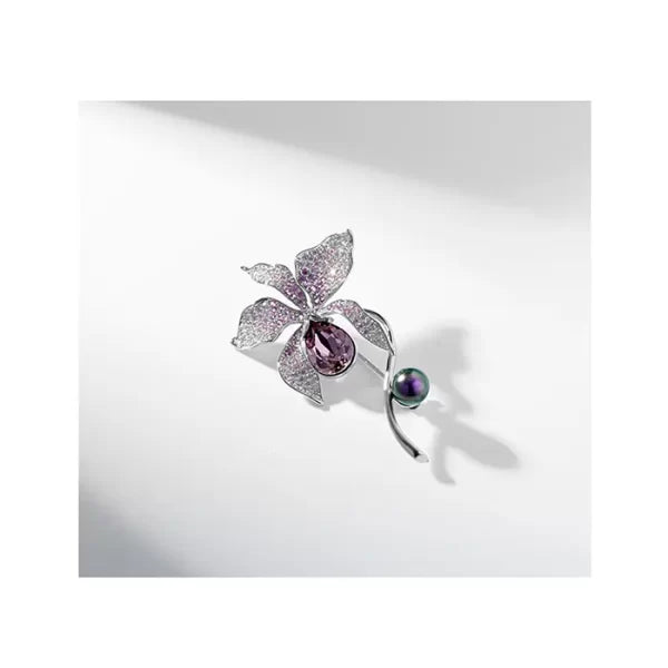 Crystal Brooch Female Elegant Pearl Brooch