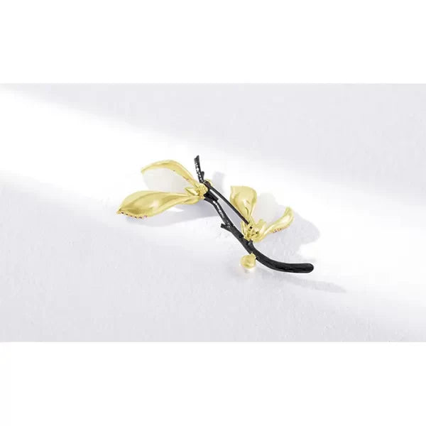 Magnolia Flower Brooch Female Wada Jade Brooch