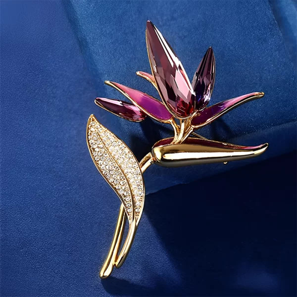 Strelitzia reginae Brooch
