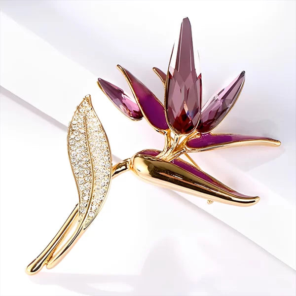 Strelitzia reginae Brooch