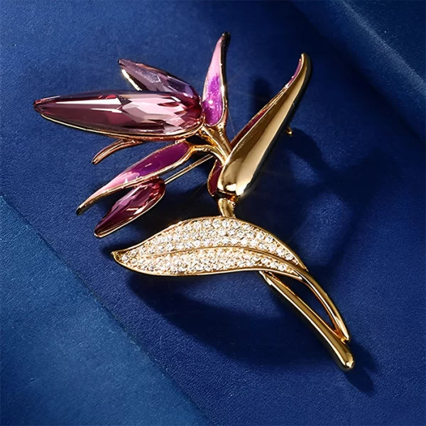 Strelitzia reginae Brooch