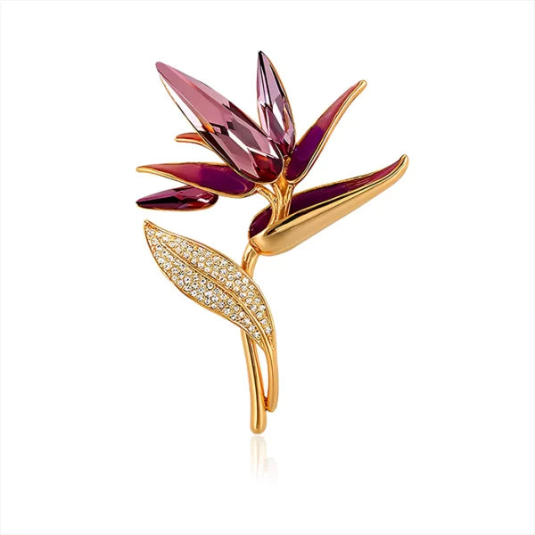 Strelitzia reginae Brooch