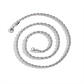 Twisted Stainless Steel Chain Necklace – Unisex Gold-Plated Piece