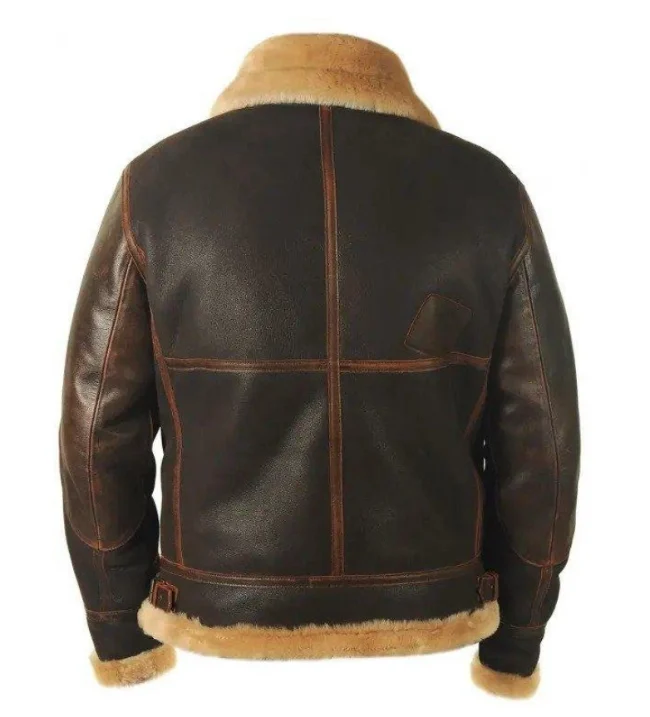 Air Force Bomber Jacket Men’s Winter Jacket Faux Leather Coat – Toinsho