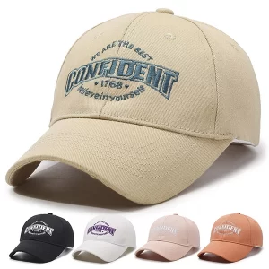 Spring 2025 New Vintage Letter Embroidery Baseball Cap